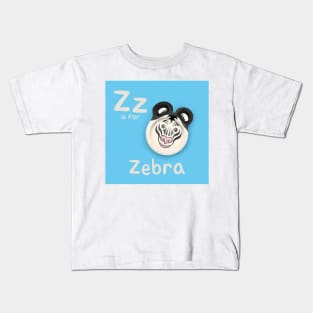 Z is for Zebra Kids T-Shirt